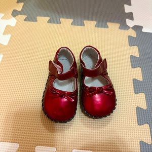 SOLD Pediped baby red shoes 12-18months
 Size 5-5.5